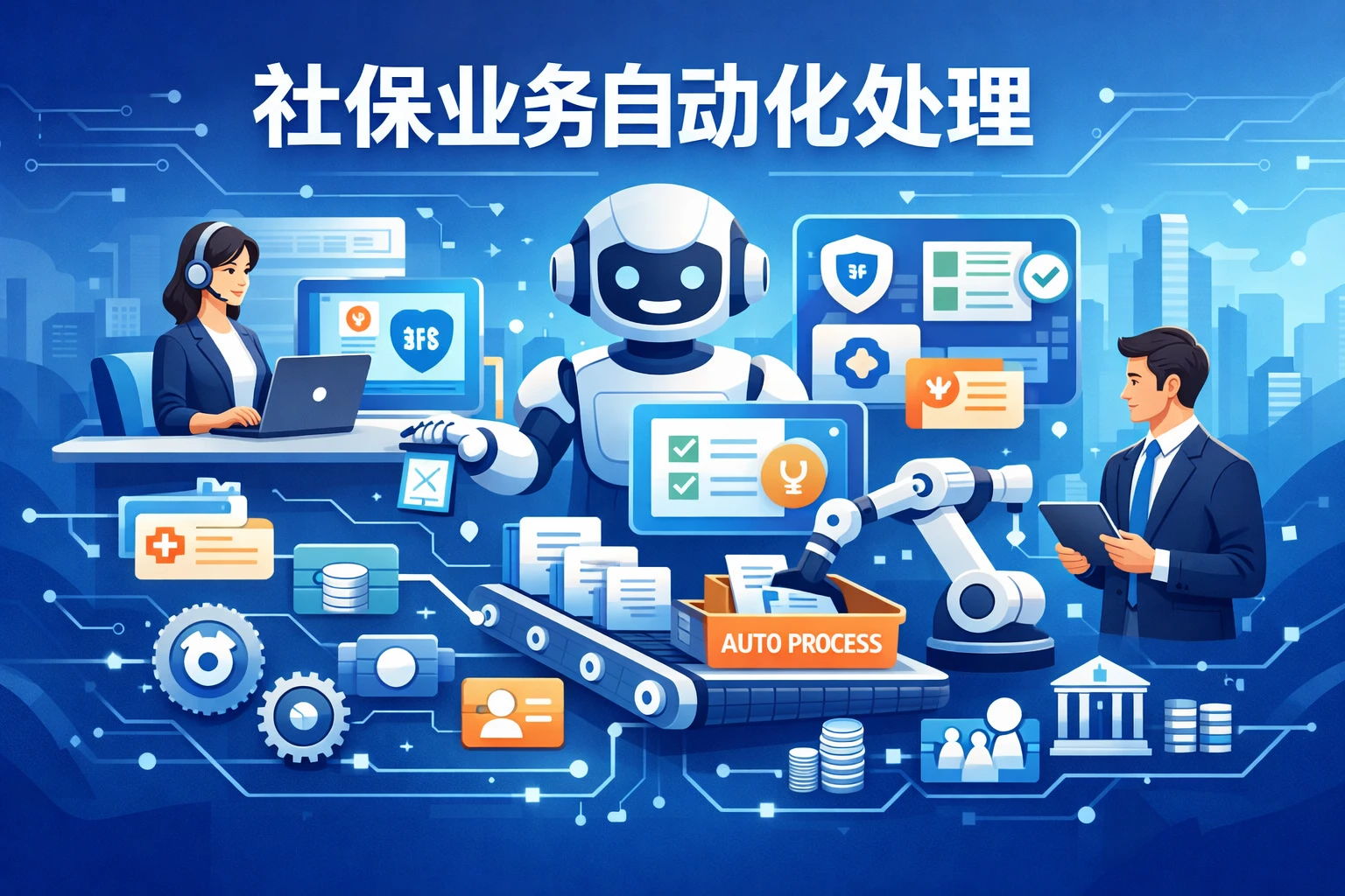 社保业务自动化处理