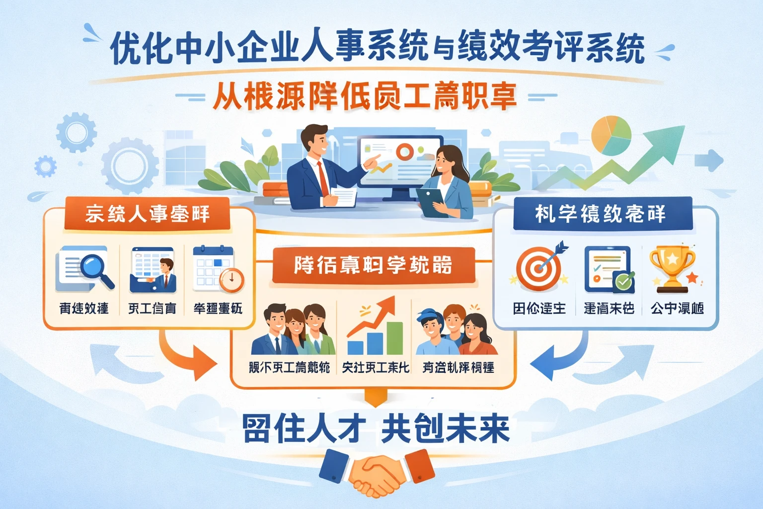 优化中小企业人事系统与绩效考评系统，从根源降低员工离职率