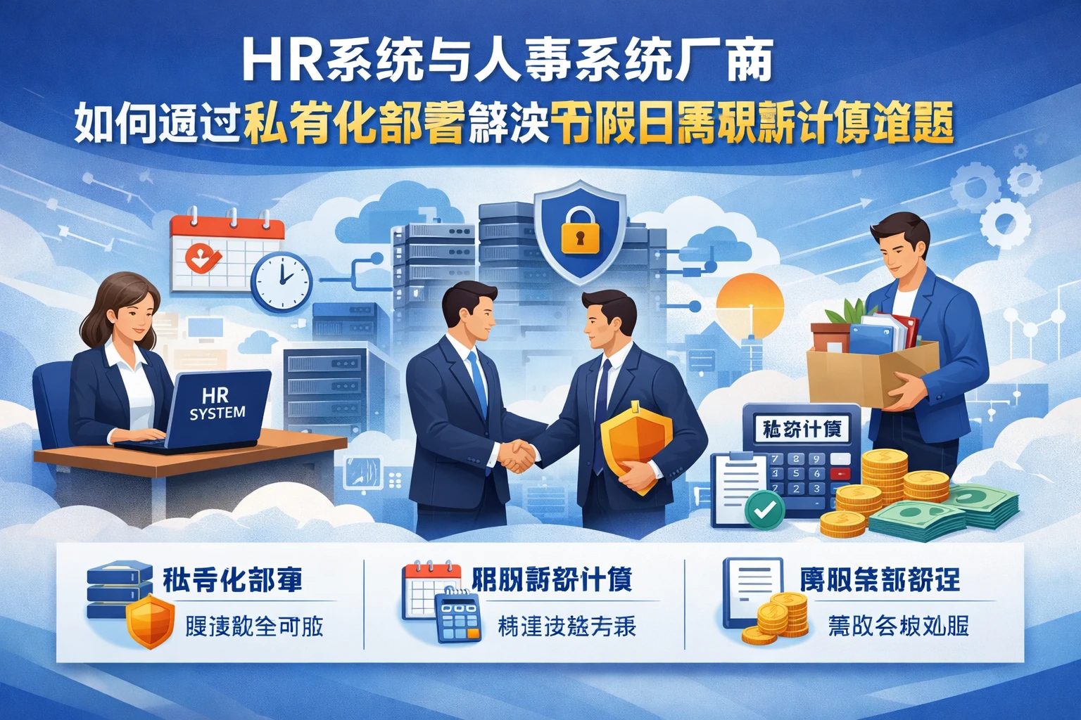 HR系统与人事系统厂商如何通过私有化部署解决节假日离职薪资计算难题