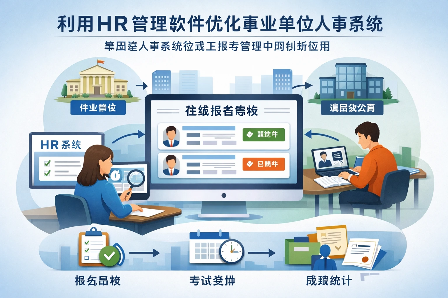 利用HR管理软件优化事业单位人事系统:集团型人事系统在员工报考管理中的创新应用