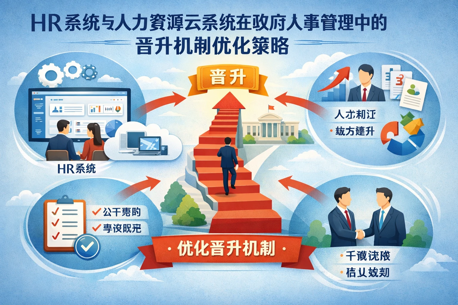 HR系统与人力资源云系统在政府人事管理中的晋升机制优化策略