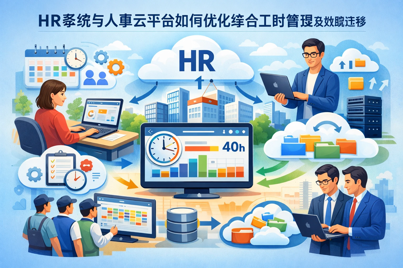 HR系统与人事云平台如何优化综合工时管理及数据迁移