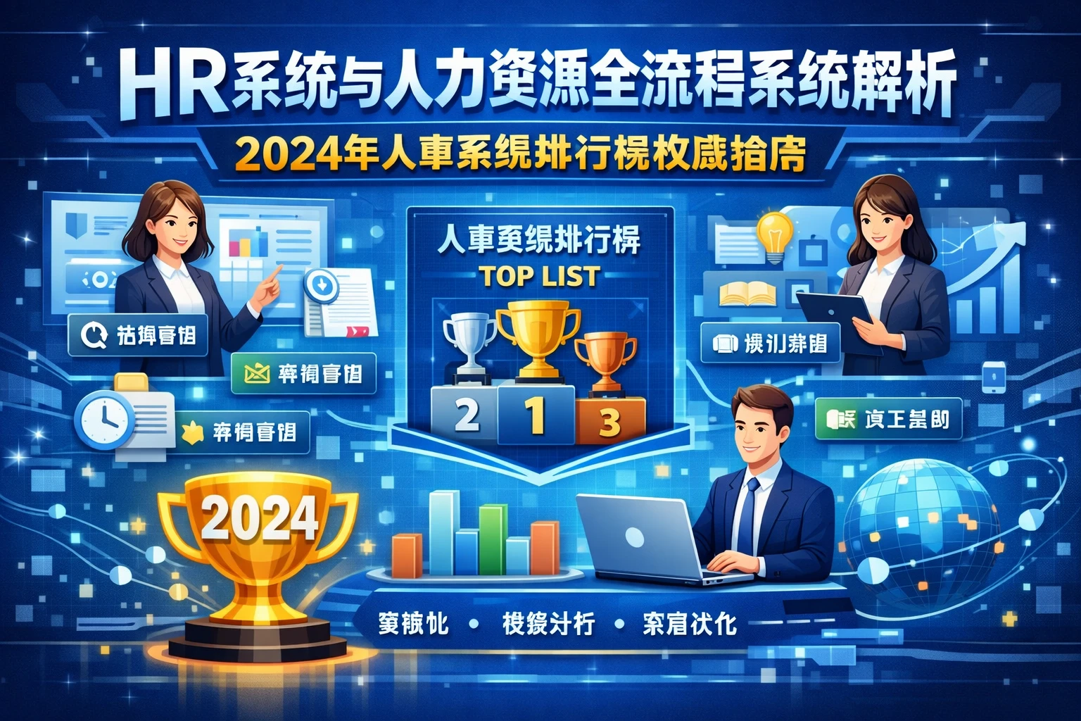 HR系统与人力资源全流程系统解析：2024年人事系统排行榜权威指南