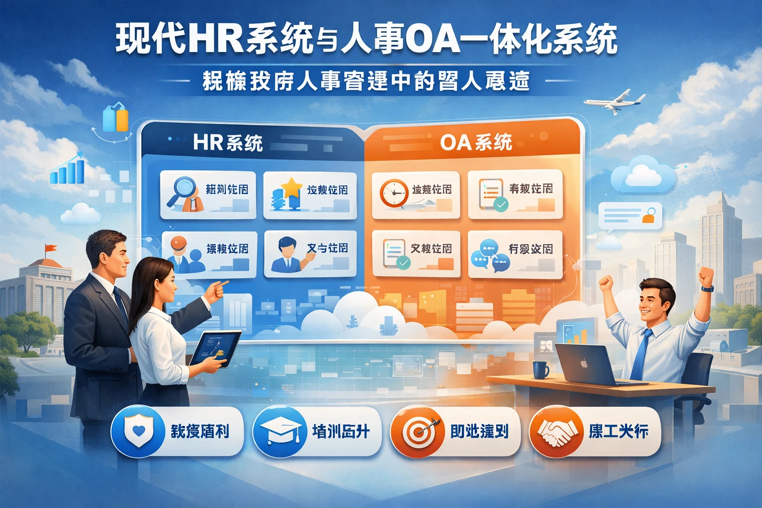 现代HR系统与人事OA一体化系统：破解政府人事管理中的留人难题