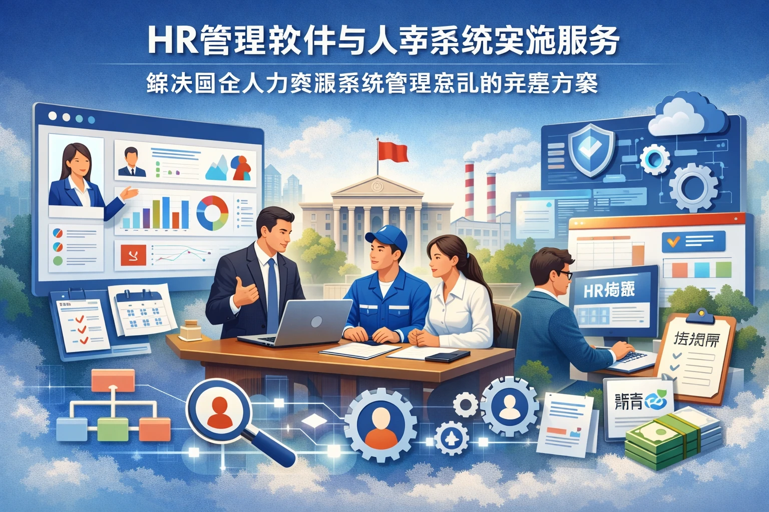 HR管理软件与人事系统实施服务：解决国企人力资源系统管理混乱的完整方案