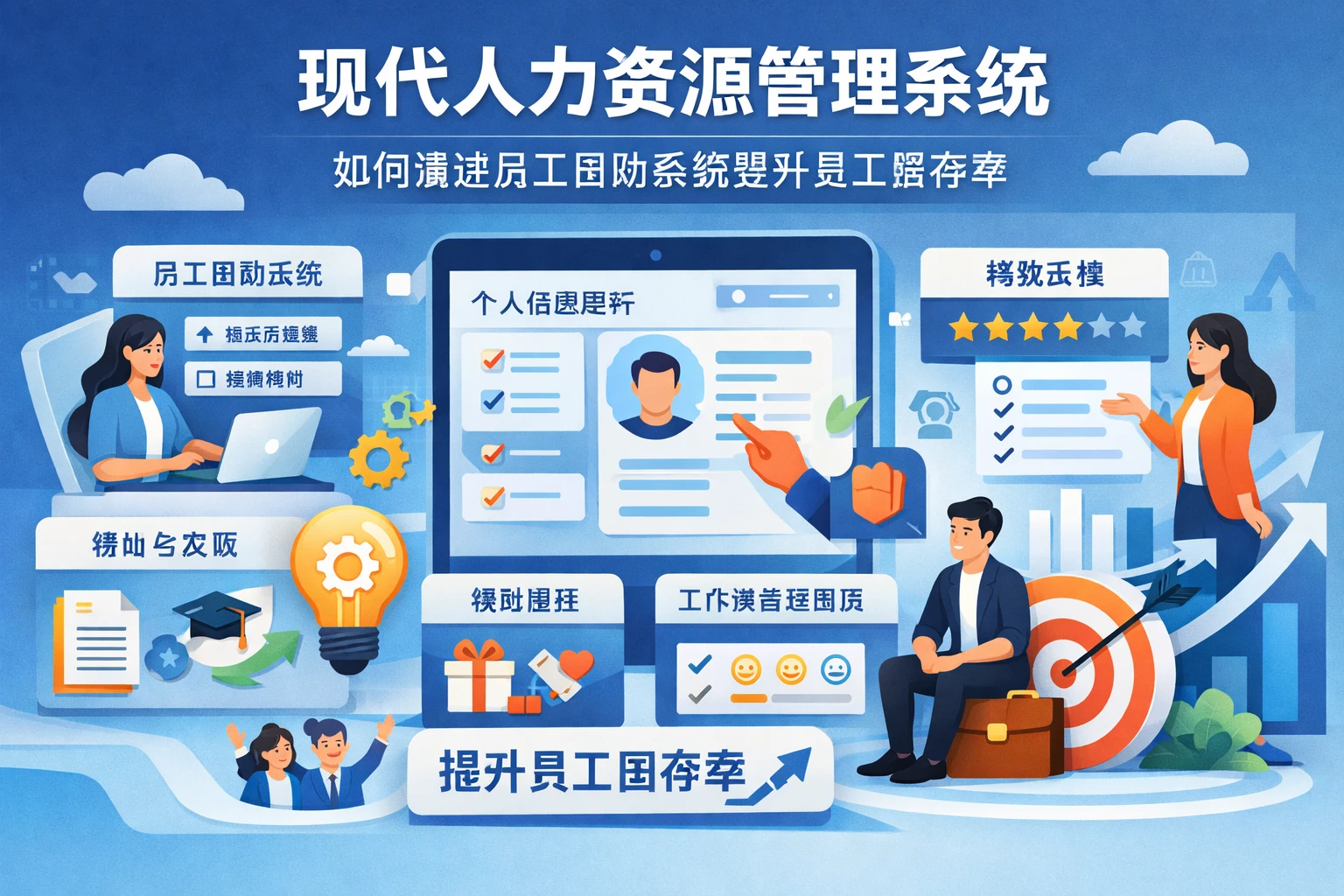 现代人力资源管理系统如何通过员工自助系统提升员工留存率