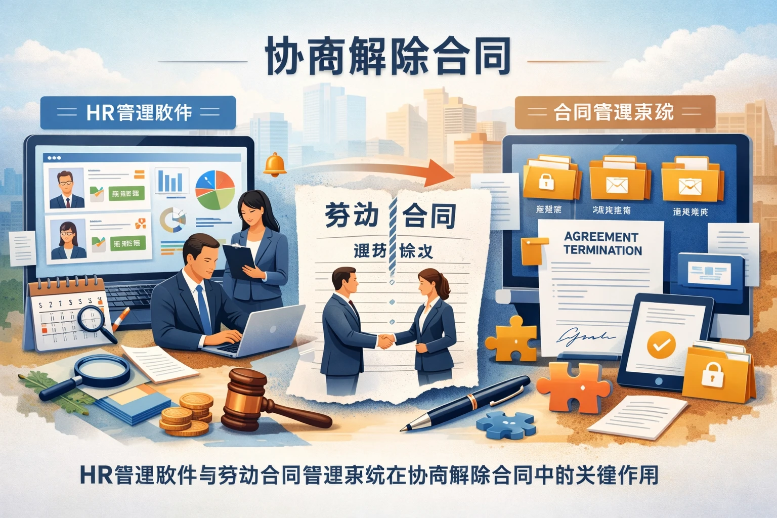 HR管理软件与劳动合同管理系统在协商解除合同中的关键作用