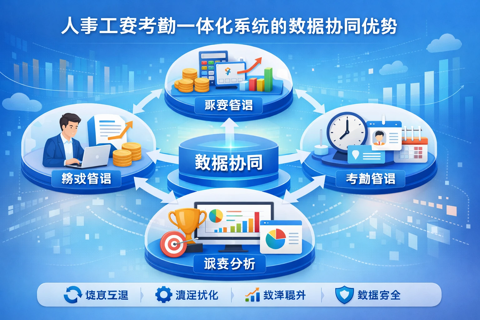 人事工资考勤一体化系统的数据协同优势