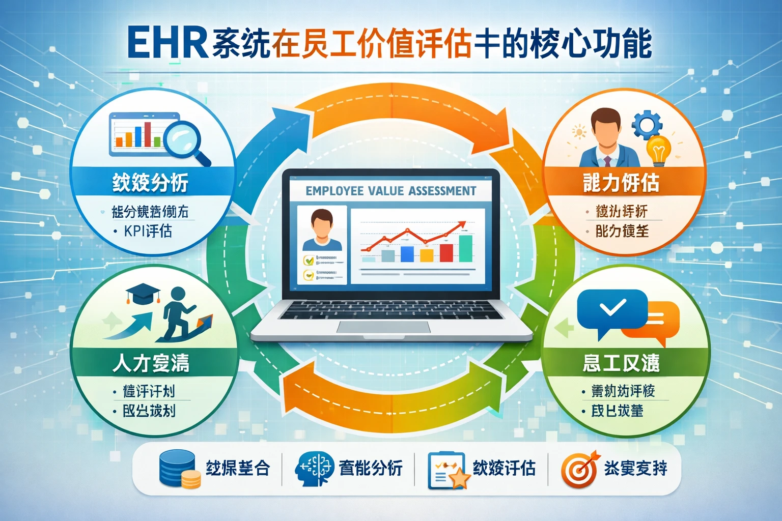 EHR系统在员工价值评估中的核心功能