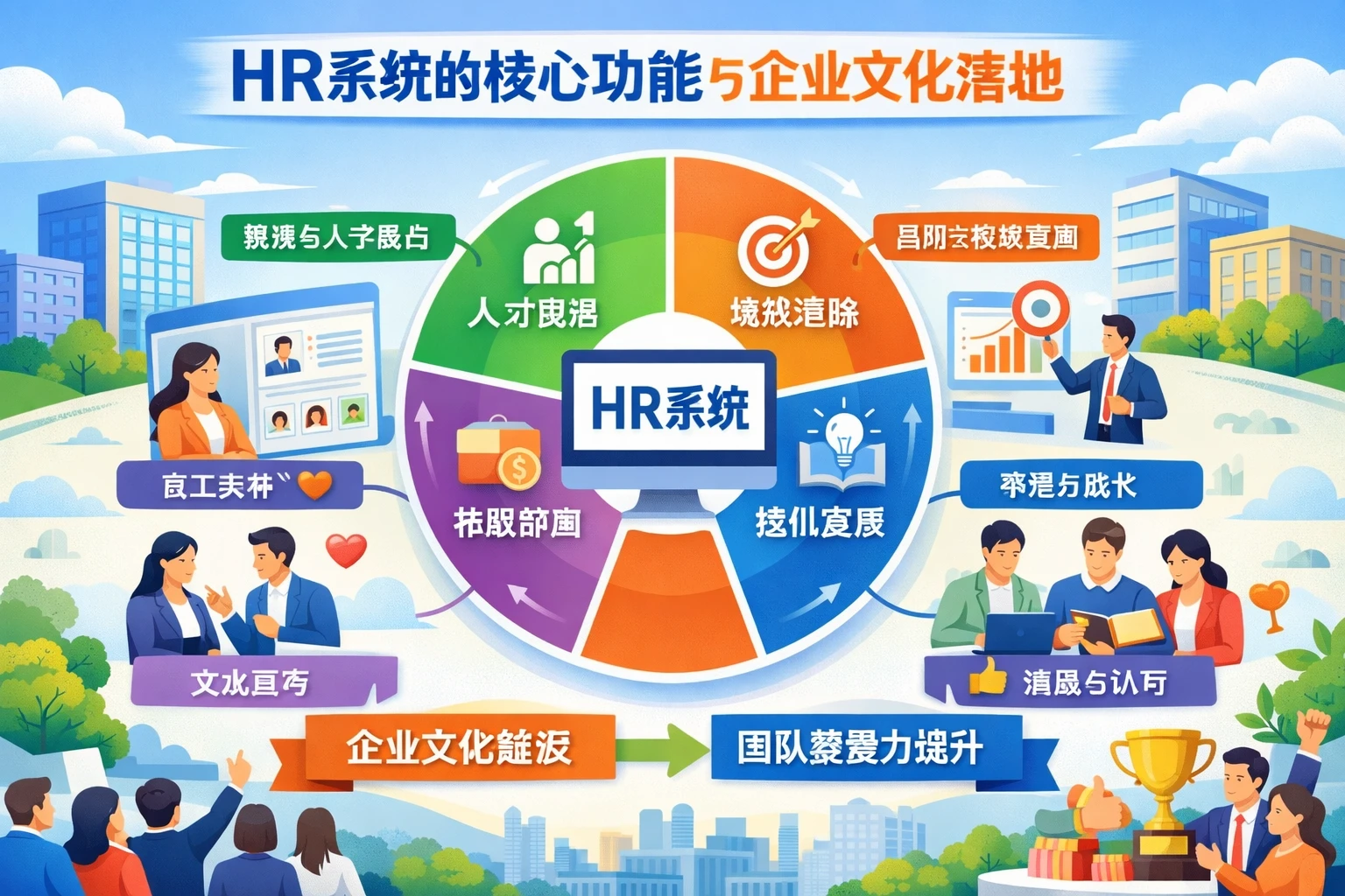 HR系统的核心功能与企业文化落地