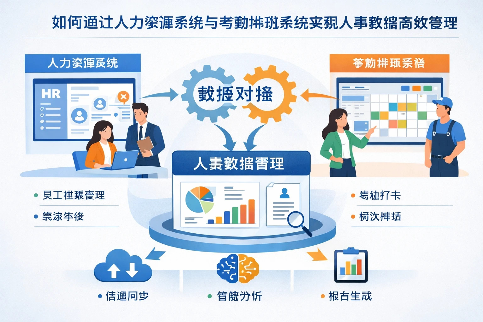 如何通过人力资源系统与考勤排班系统实现人事数据高效管理