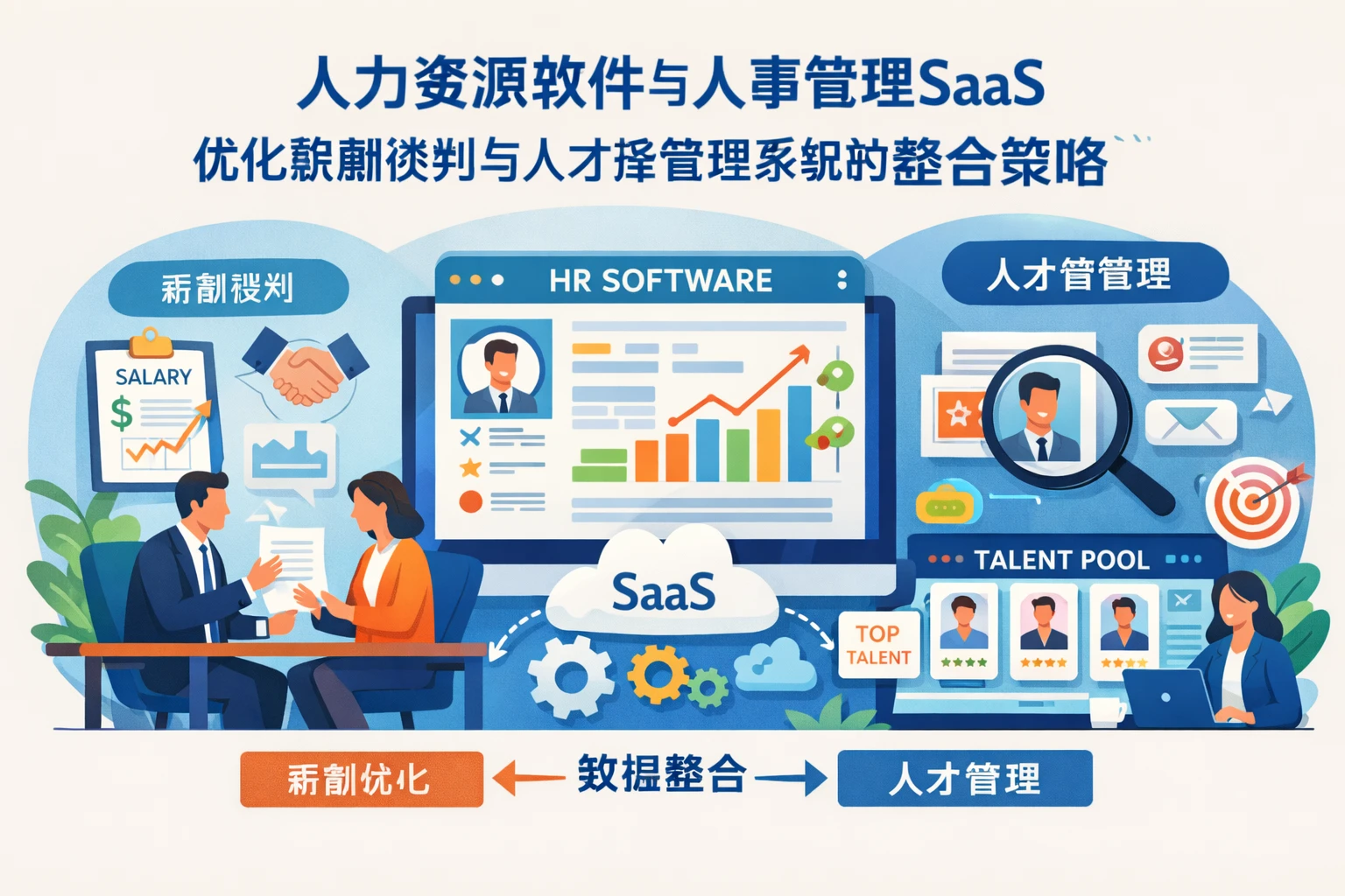 人力资源软件与人事管理SaaS：优化薪酬谈判与人才库管理系统的整合策略