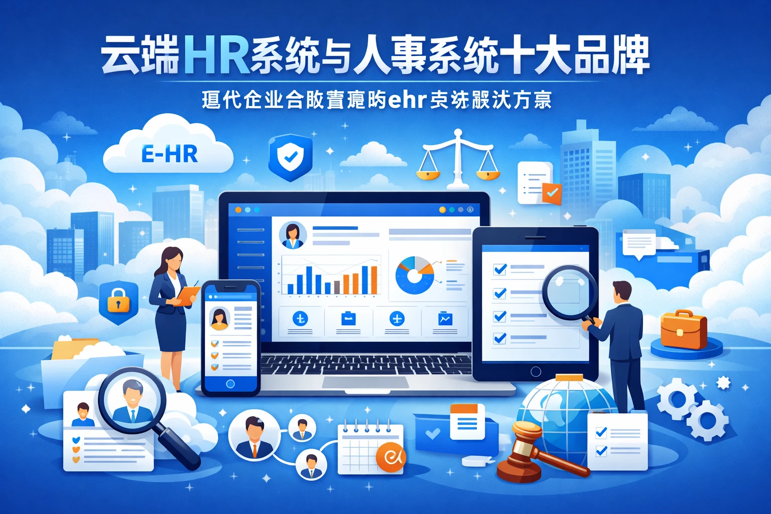 云端HR系统与人事系统十大品牌：现代企业合规管理的ehr系统解决方案