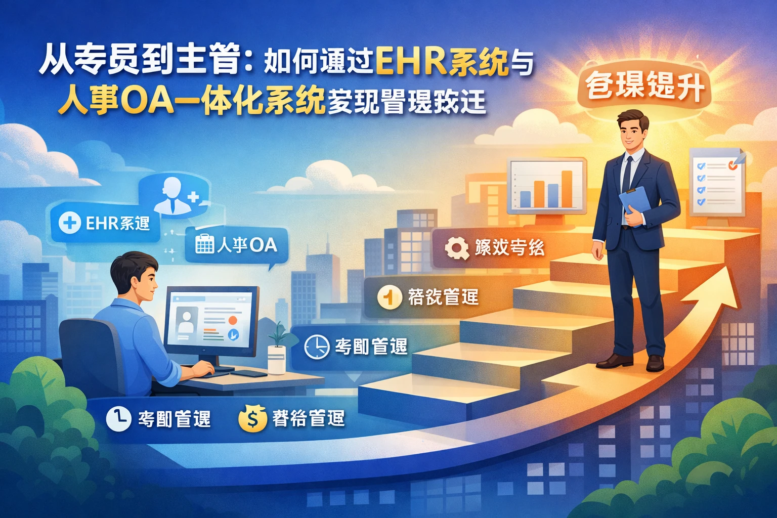 从专员到主管：如何通过EHR系统与人事OA一体化系统实现管理跃迁