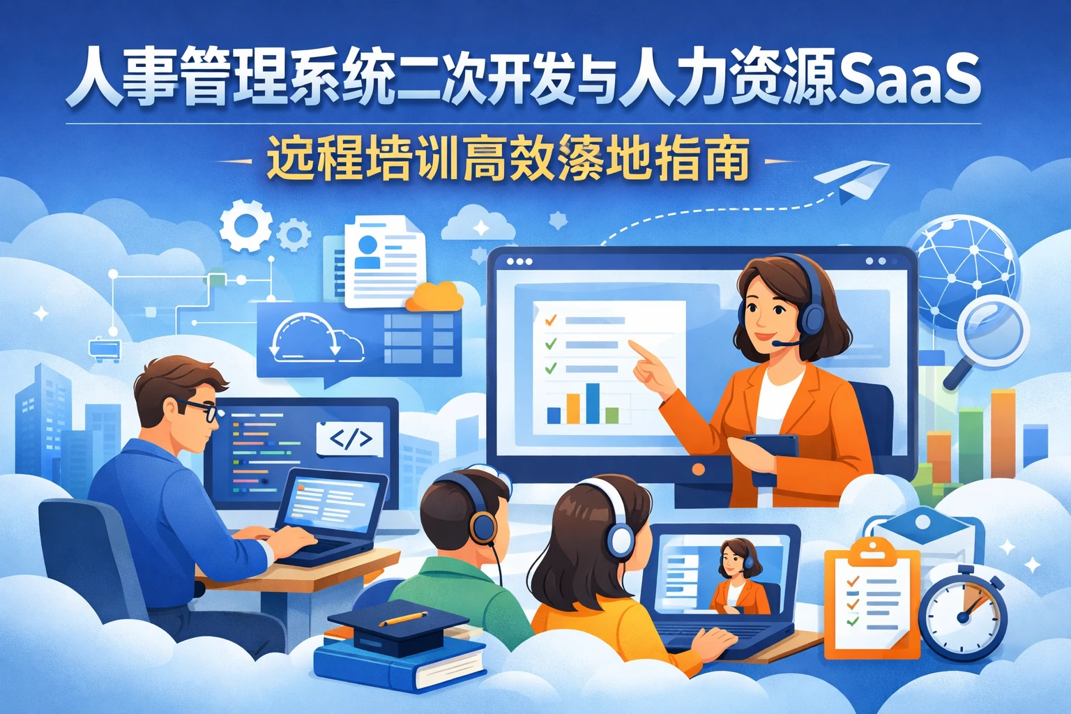 人事管理系统二次开发与人力资源SaaS：远程培训高效落地指南