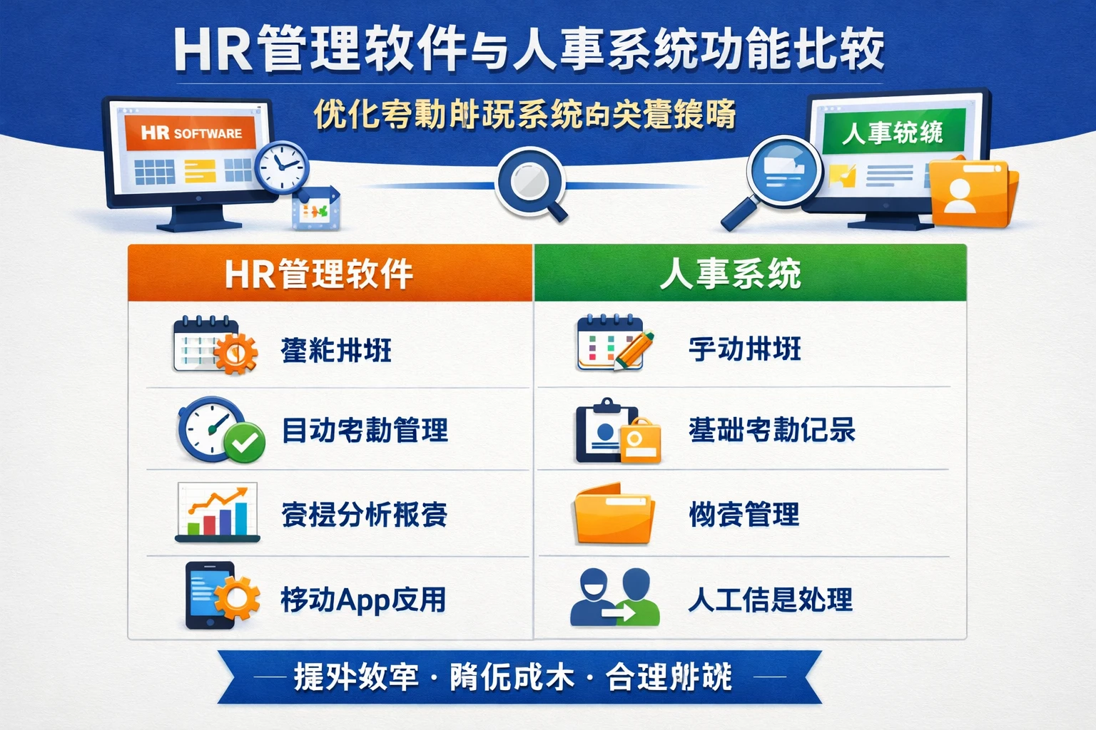 HR管理软件与人事系统功能比较：优化考勤排班系统的关键策略