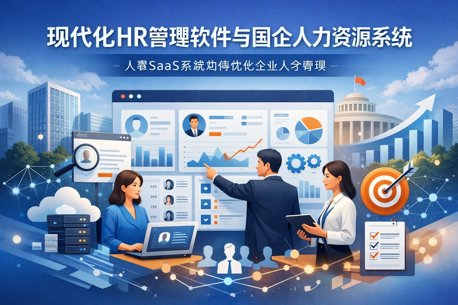 现代化HR管理软件与国企人力资源系统：人事SaaS系统如何优化企业人才管理