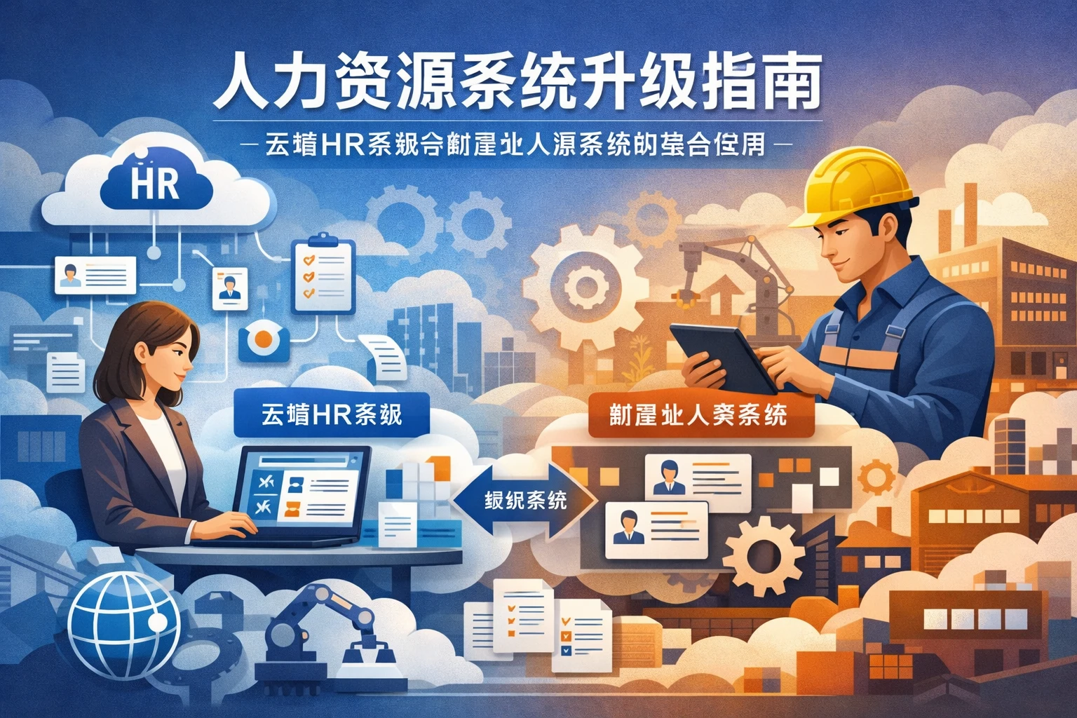 人力资源系统升级指南：云端HR系统与制造业人事系统的整合应用