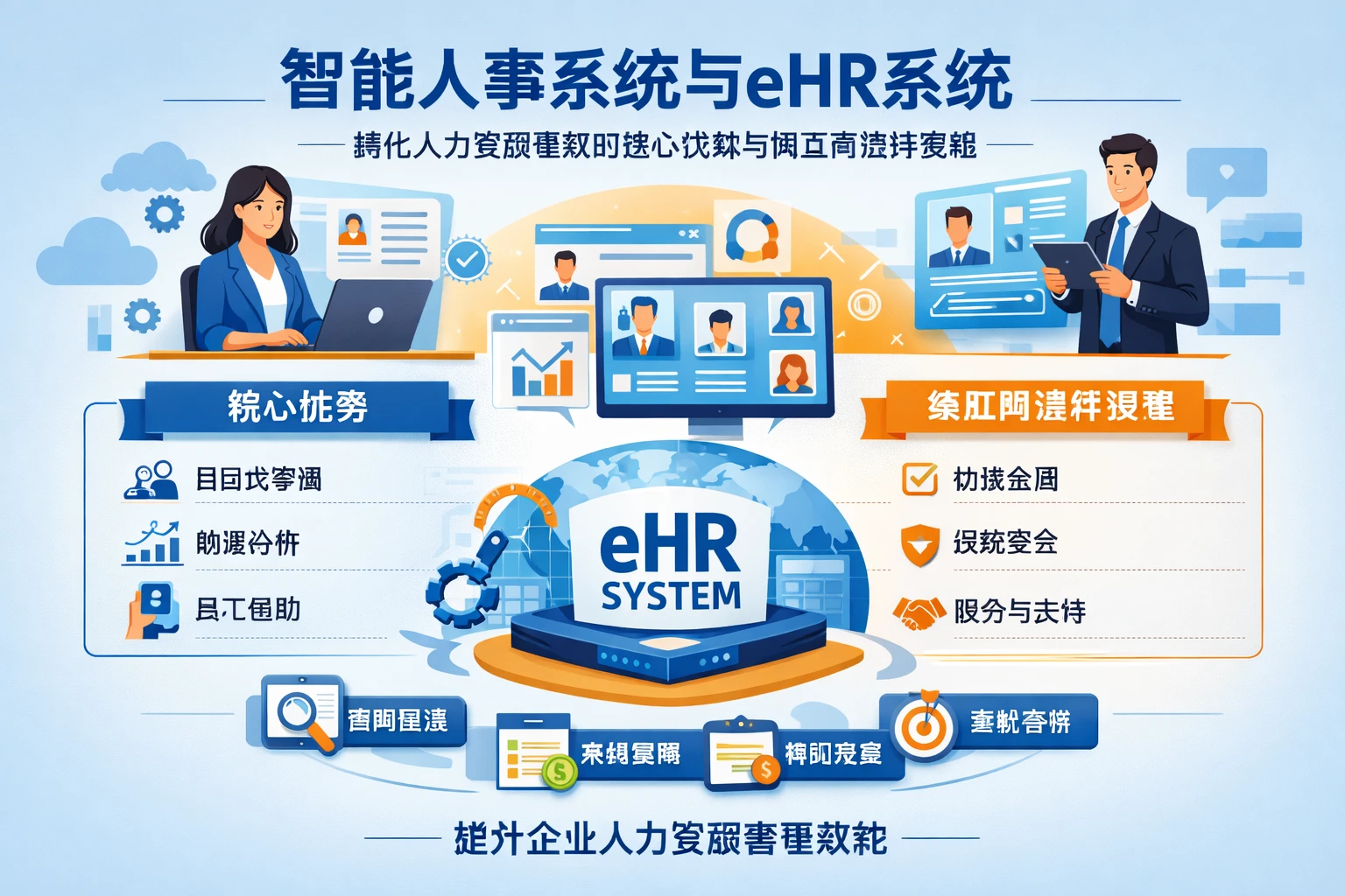 智能人事系统与eHR系统：现代人力资源管理的核心优势与供应商选择策略