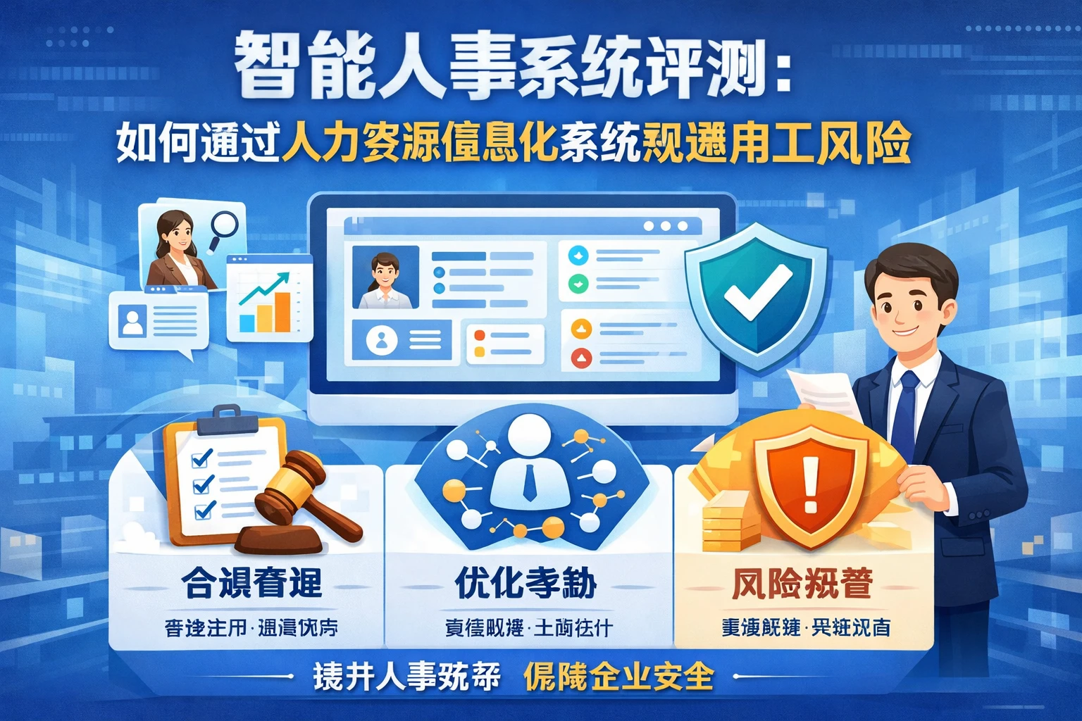 智能人事系统评测：如何通过人力资源信息化系统规避用工风险