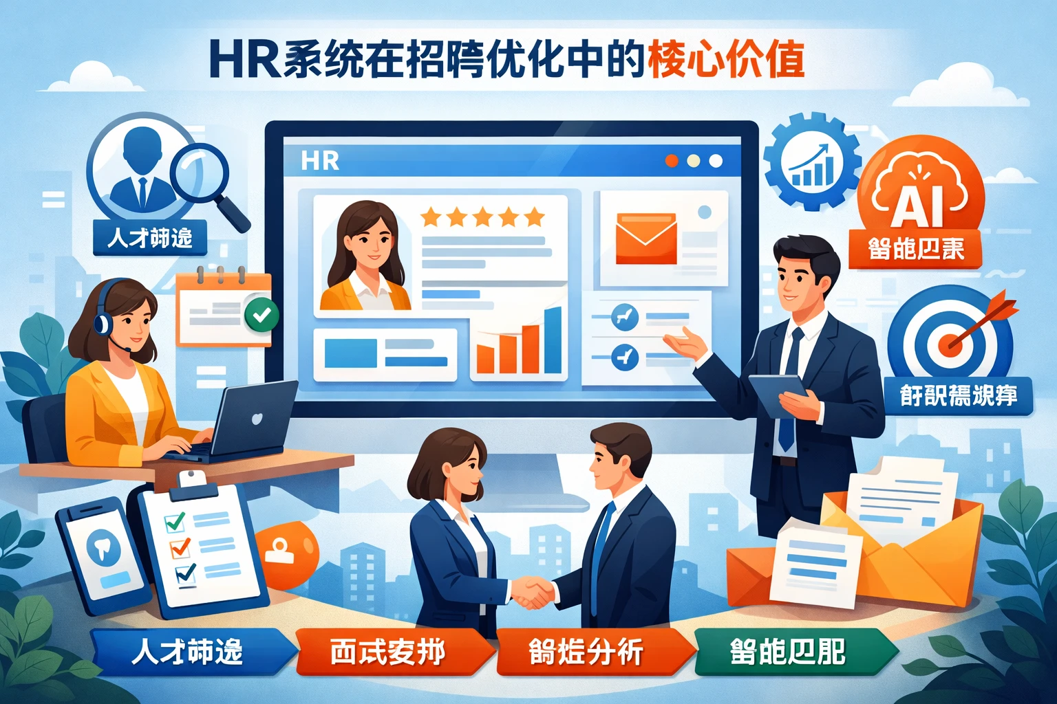 HR系统在招聘优化中的核心价值