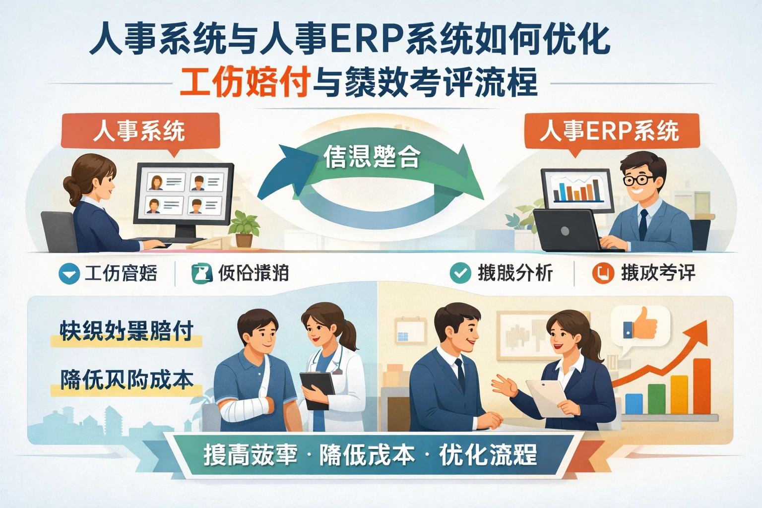 人事系统与人事ERP系统如何优化工伤赔付与绩效考评流程