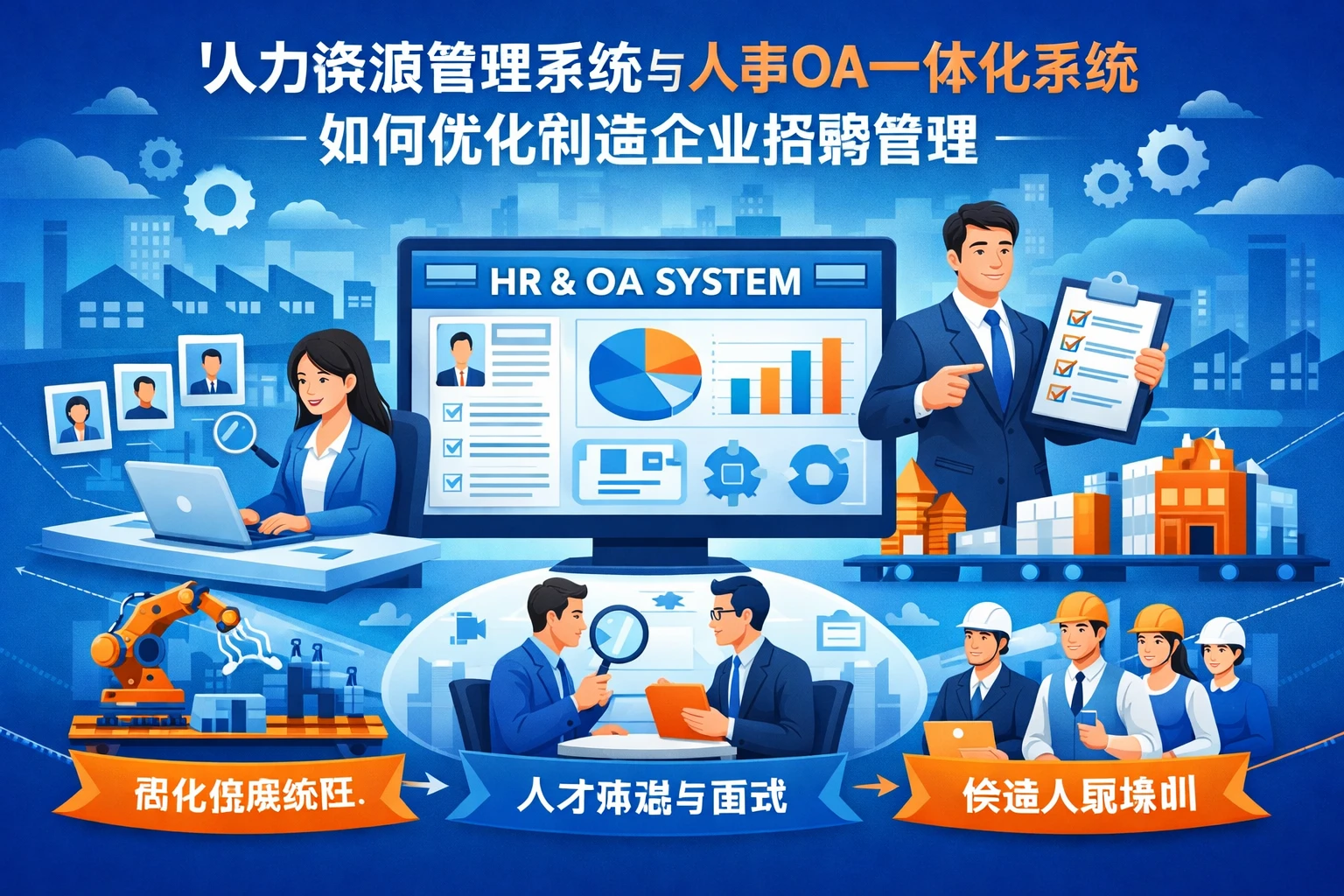 人力资源管理系统与人事OA一体化系统如何优化制造企业招聘管理