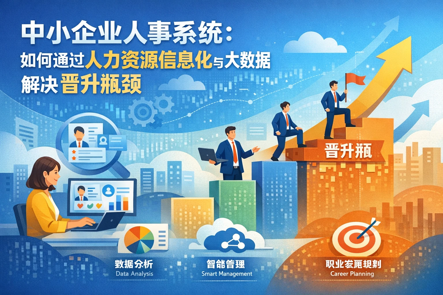 中小企业人事系统：如何通过人力资源信息化与大数据解决晋升瓶颈