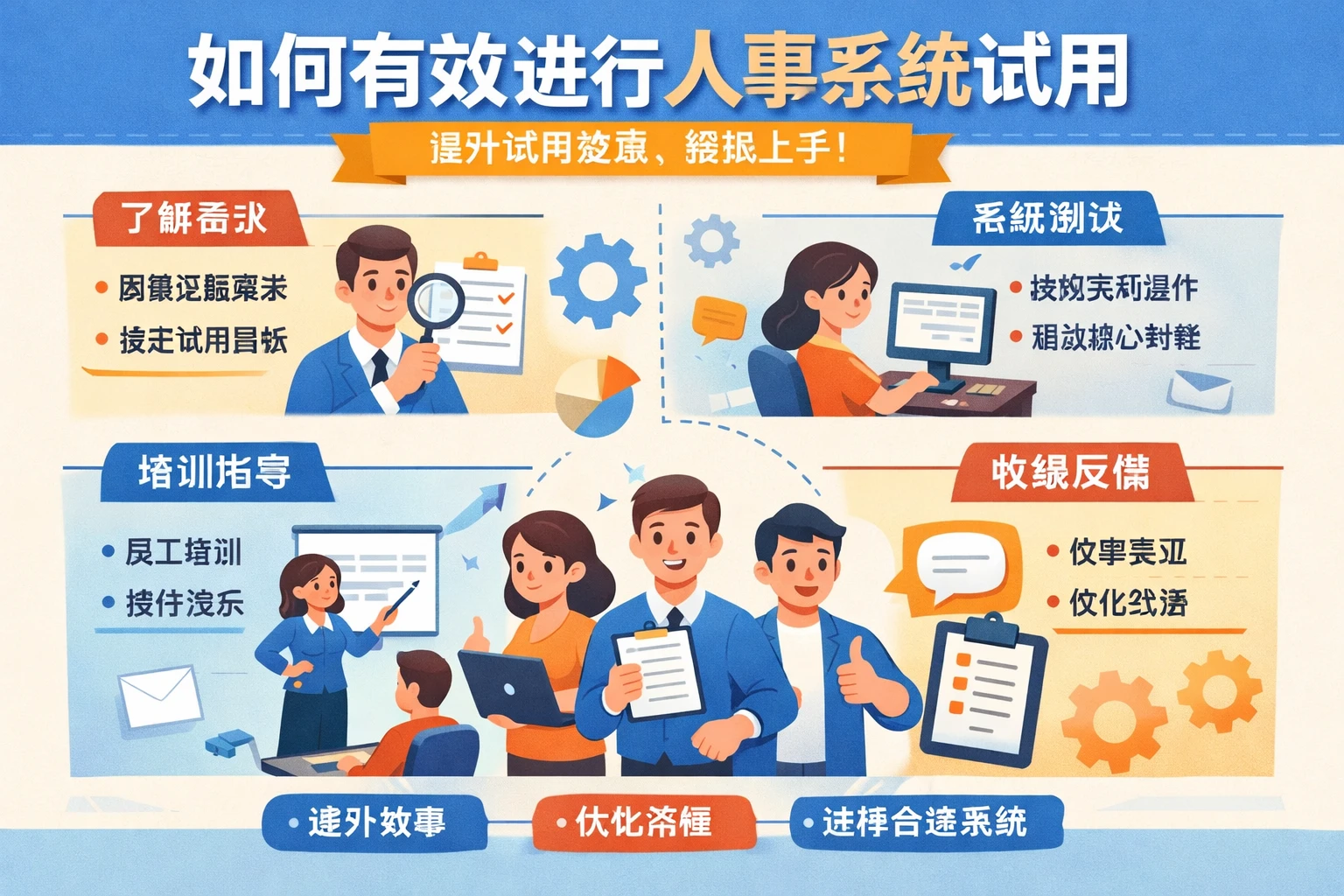 如何有效进行人事系统试用