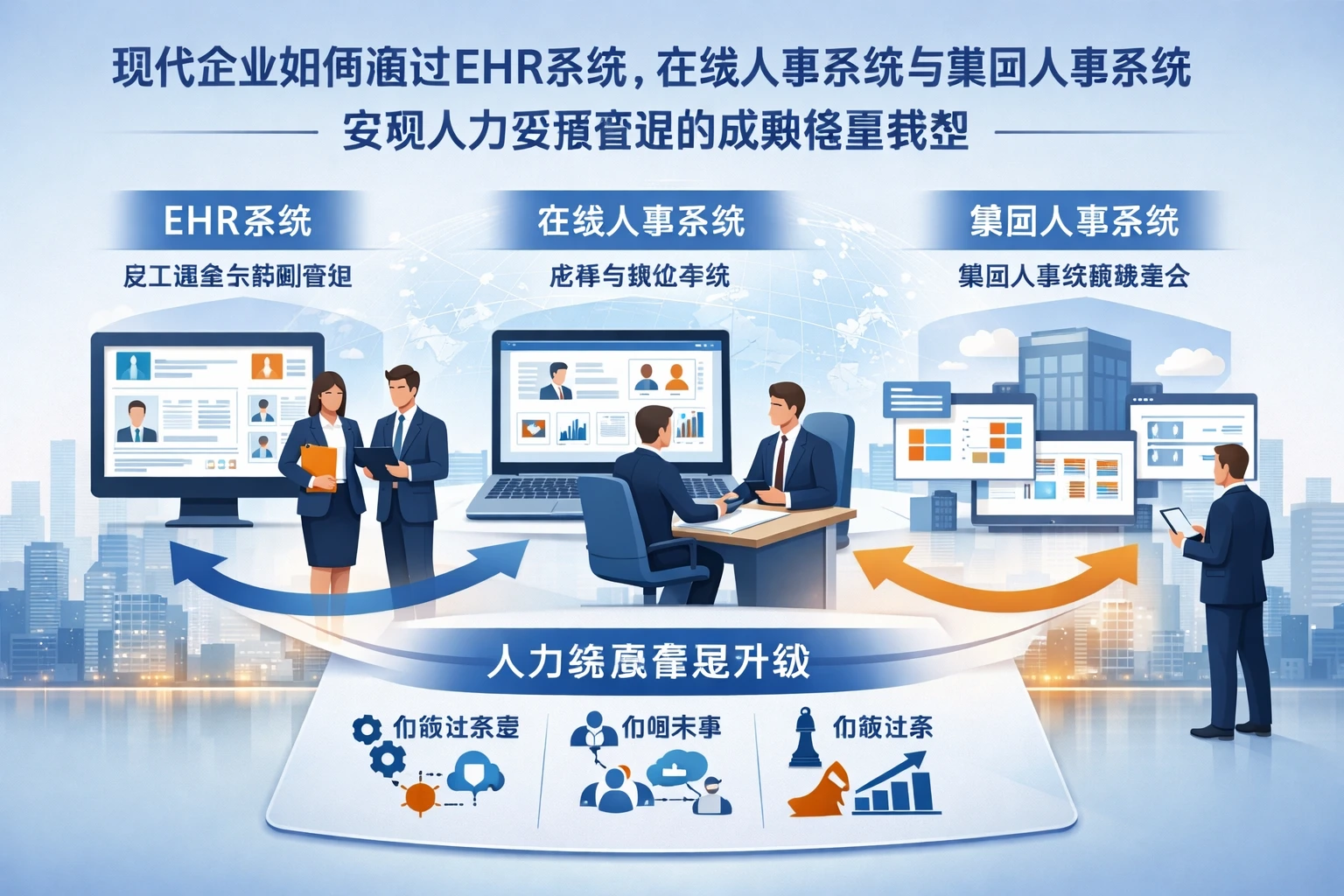 现代企业如何通过EHR系统、在线人事系统与集团人事系统实现人力资源管理的成熟稳重转型