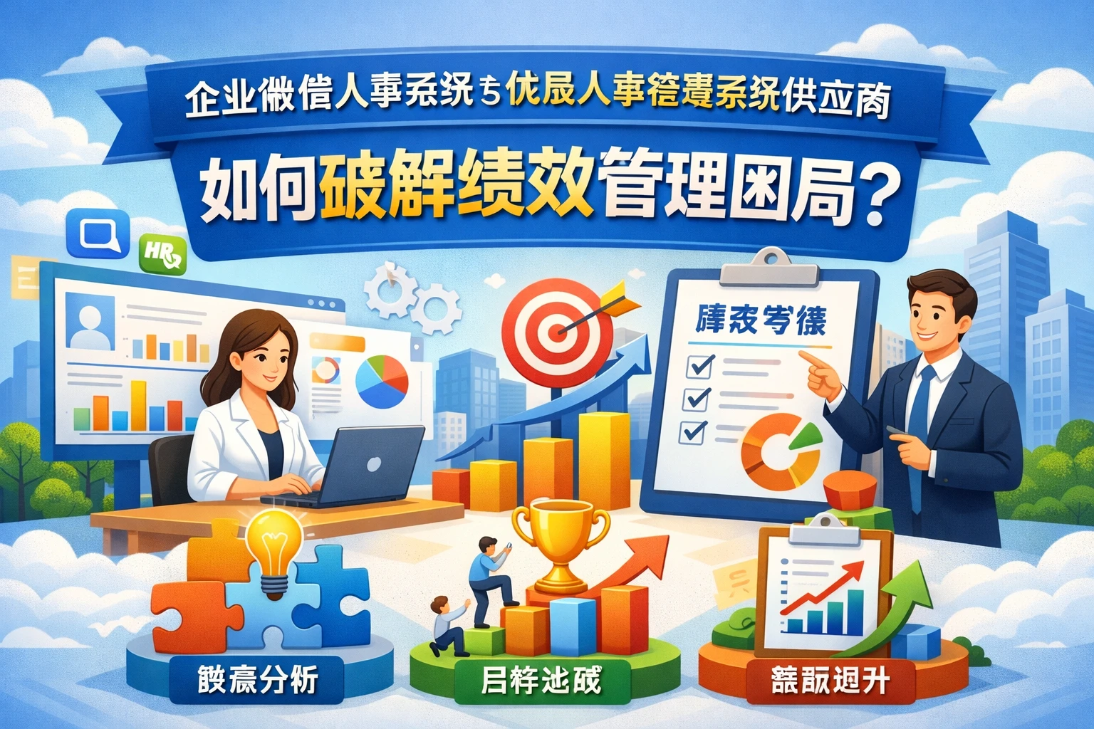 企业微信人事系统与优质人事管理系统供应商如何破解绩效管理困局