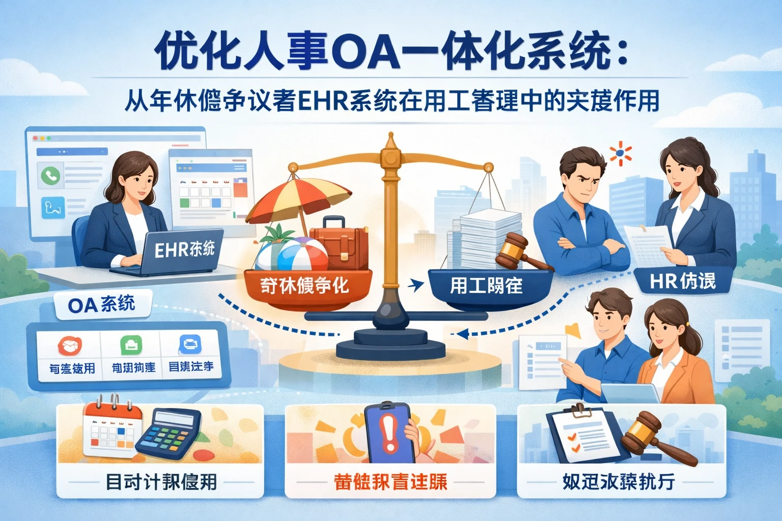优化人事OA一体化系统：从年休假争议看EHR系统在用工管理中的关键作用
