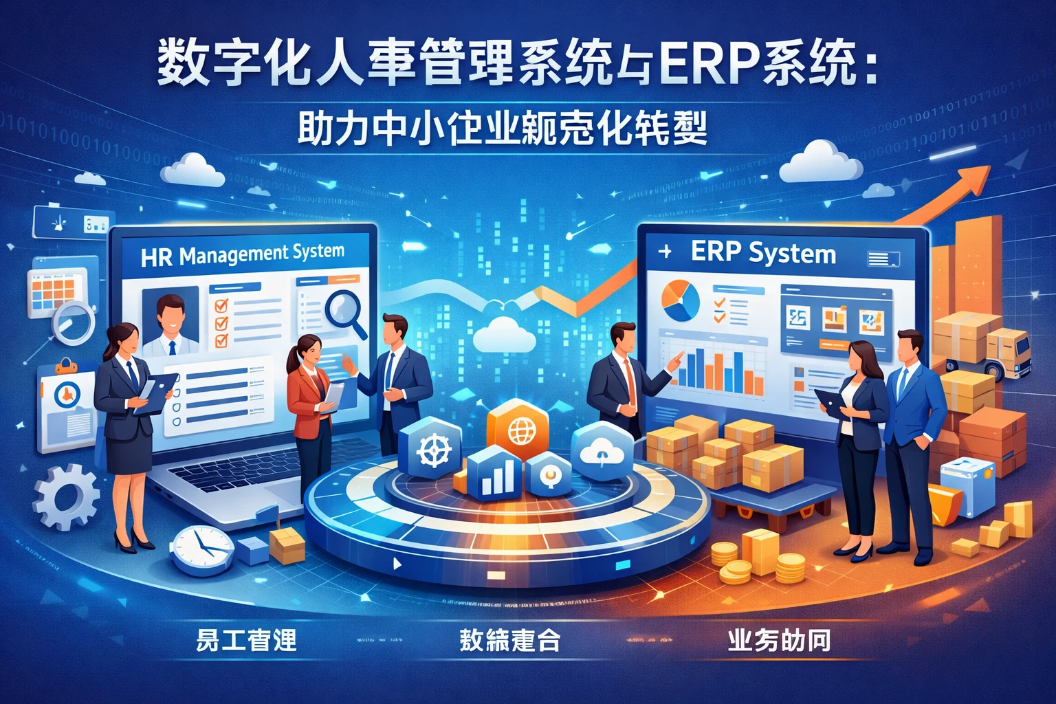 数字化人事管理系统与ERP系统:助力中小企业规范化转型