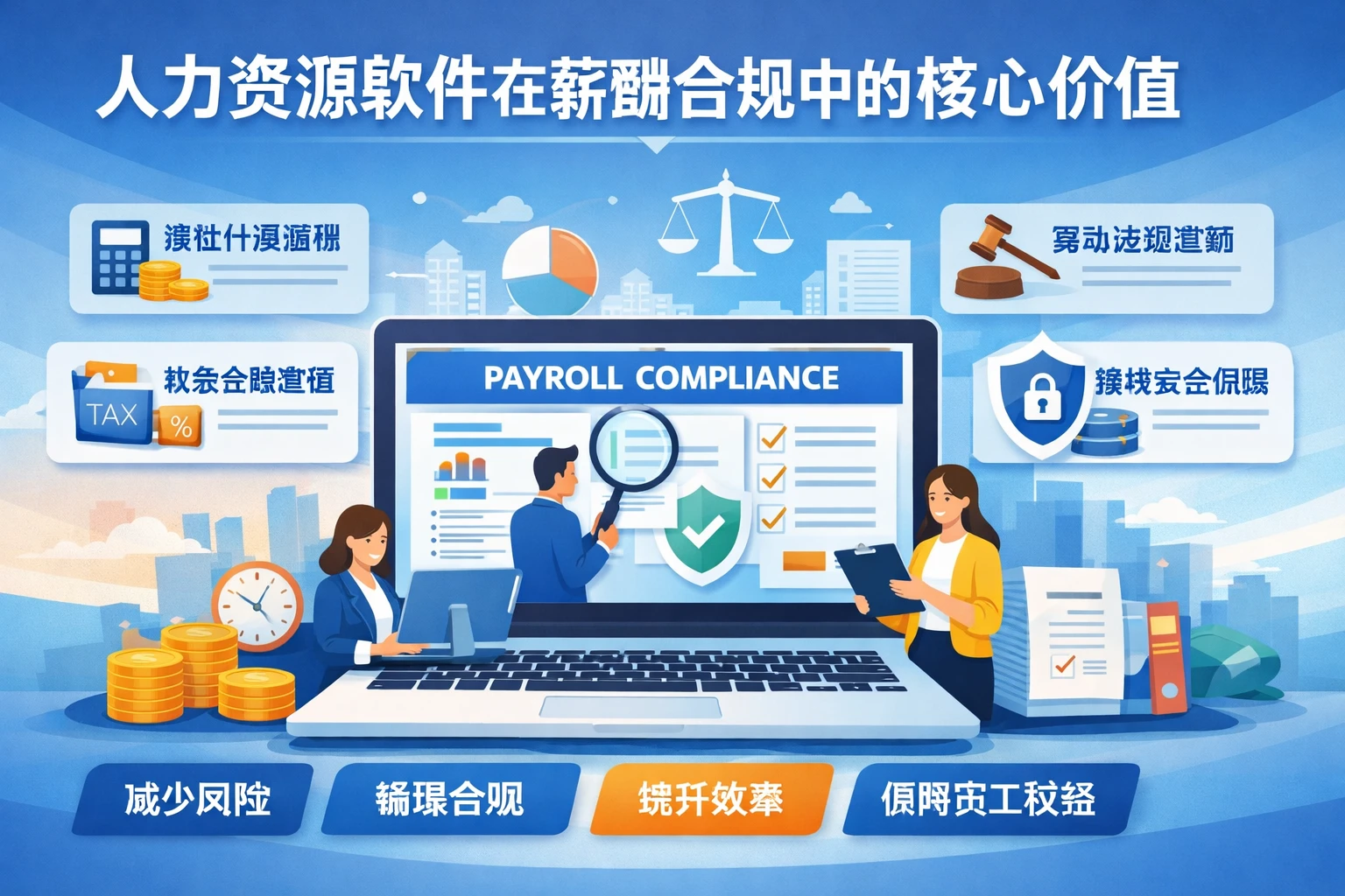 人力资源软件在薪酬合规中的核心价值