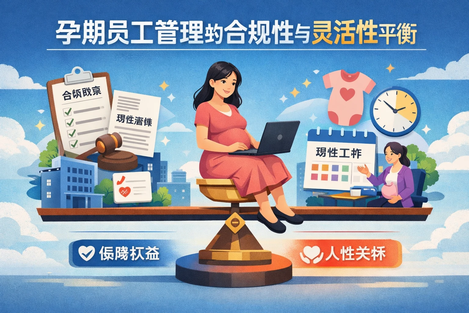 孕期员工管理的合规性与灵活性平衡