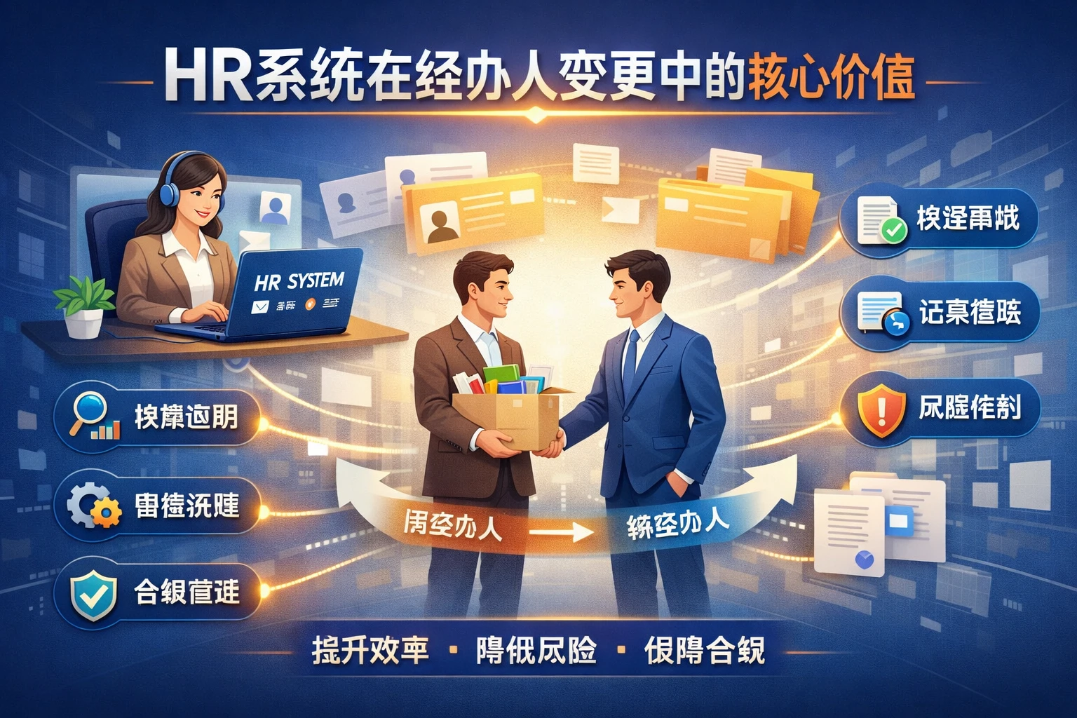 HR系统在经办人变更中的核心价值