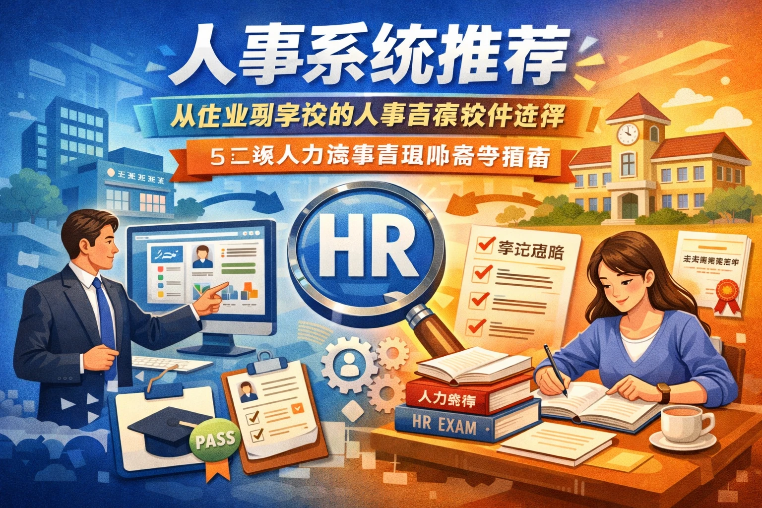 人事系统推荐：从企业到学校的人事管理软件选择与二级人力资源管理师备考指南