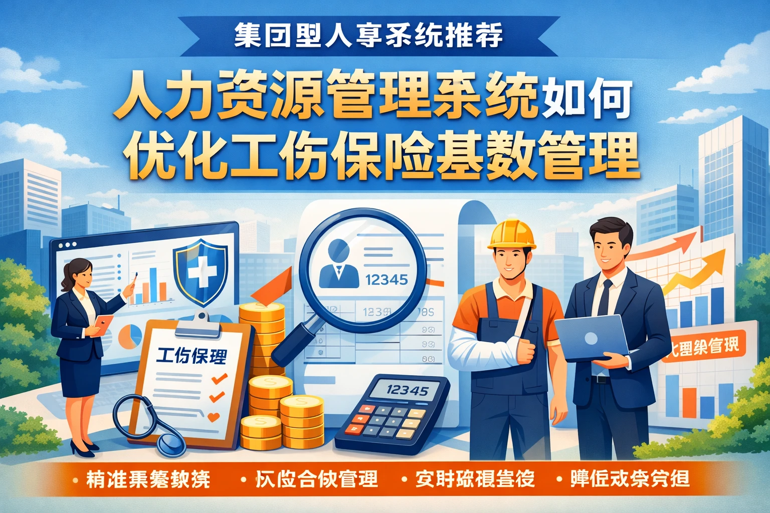 集团型人事系统推荐：人力资源管理系统如何优化工伤保险基数管理