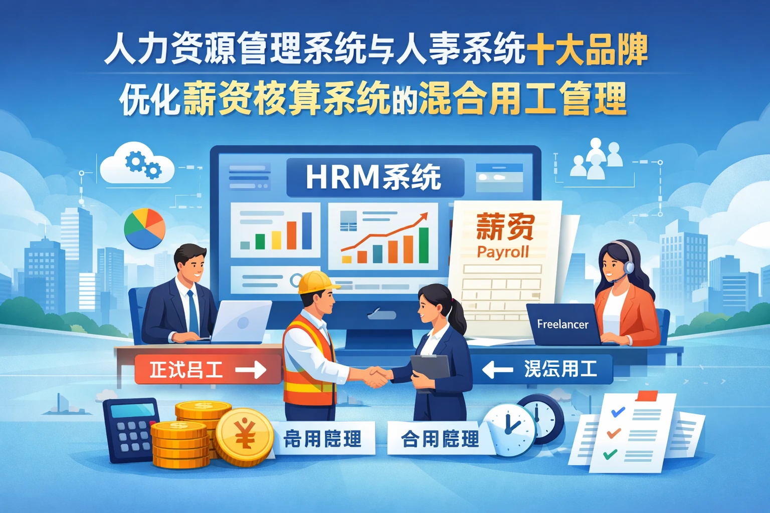 人力资源管理系统与人事系统十大品牌：优化薪资核算系统的混合用工管理