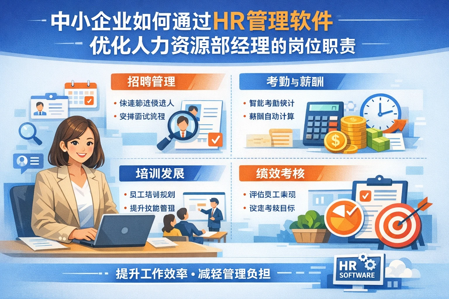 中小企业如何通过HR管理软件优化人力资源部经理的岗位职责