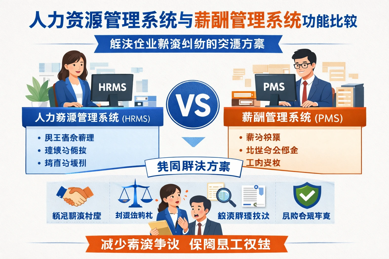人力资源管理系统与薪酬管理系统功能比较：解决企业薪资纠纷的关键方案
