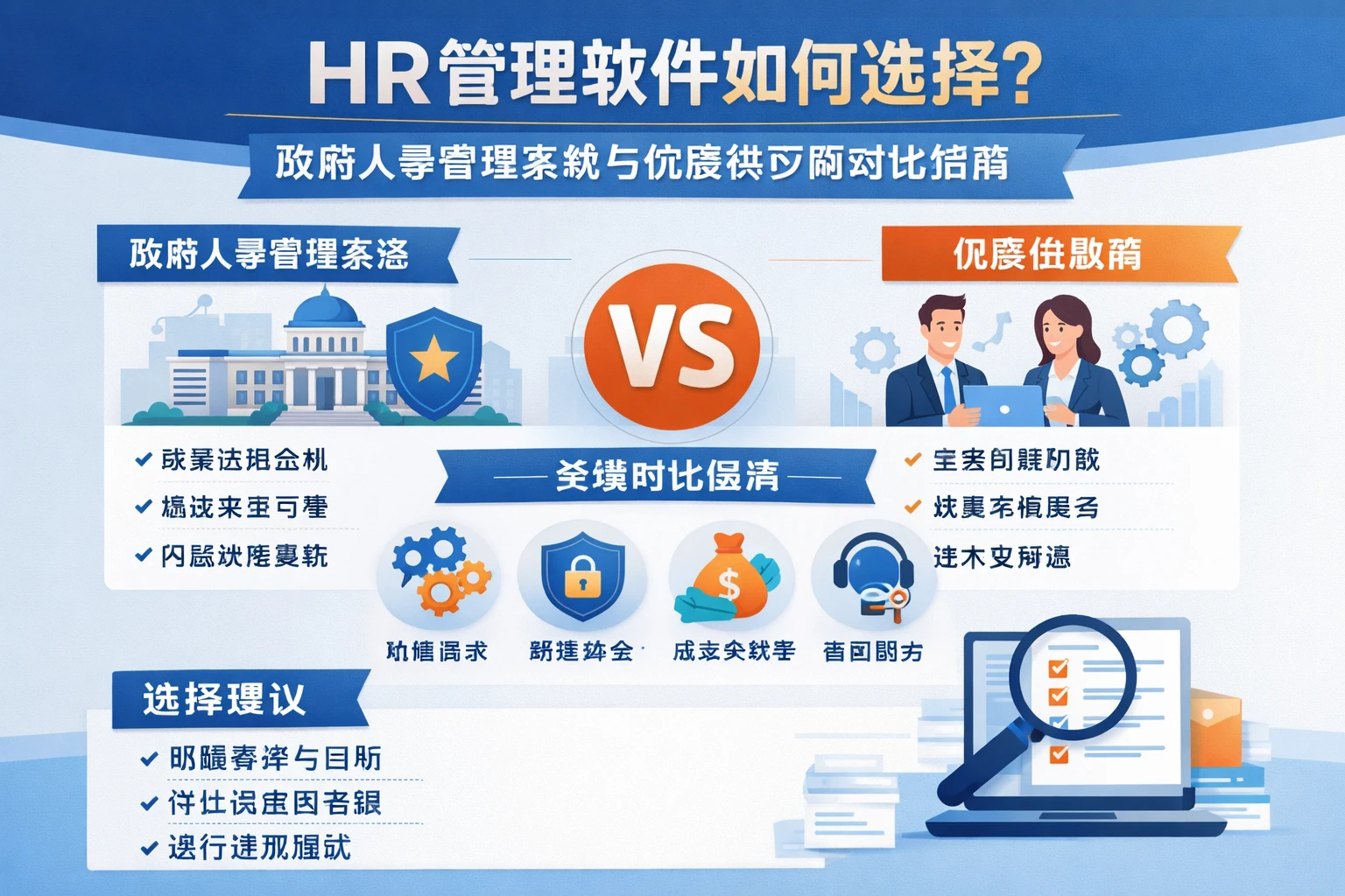 HR管理软件如何选择：政府人事管理系统与优质供应商对比指南