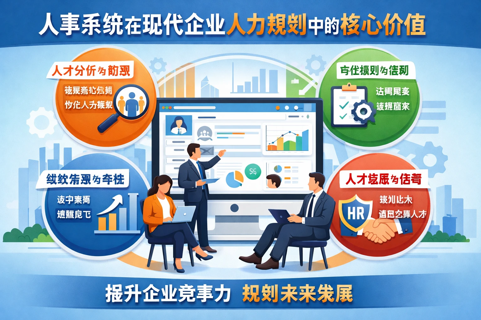 人事系统在现代企业人力规划中的核心价值