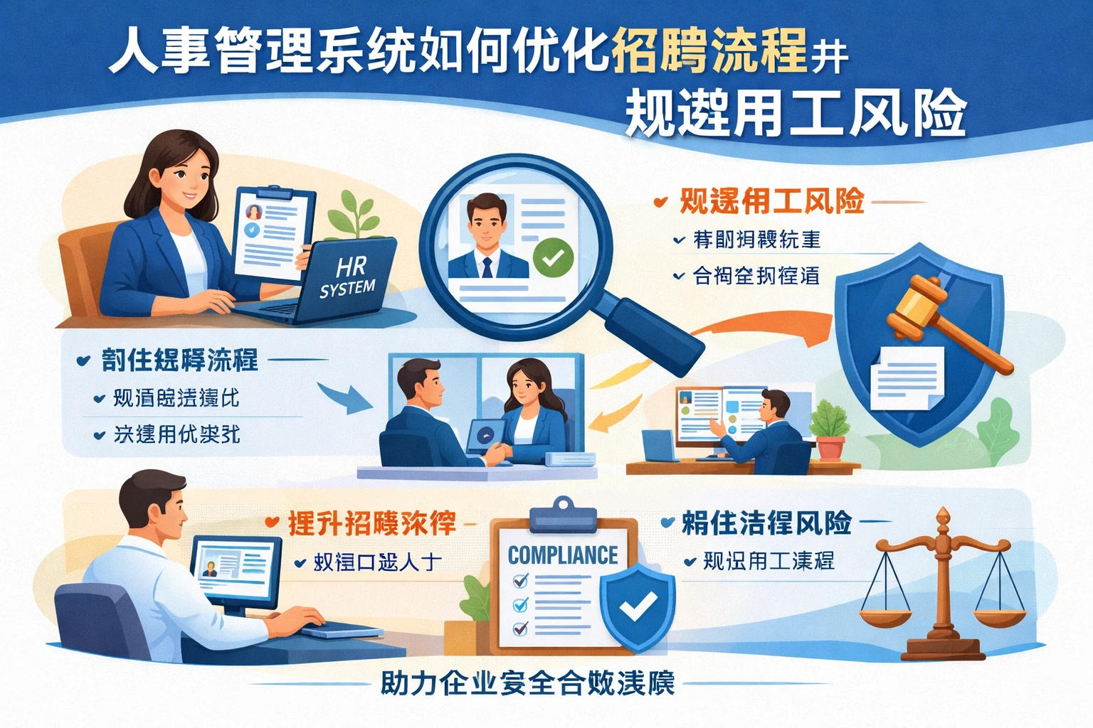 人事管理系统如何优化招聘流程并规避用工风险