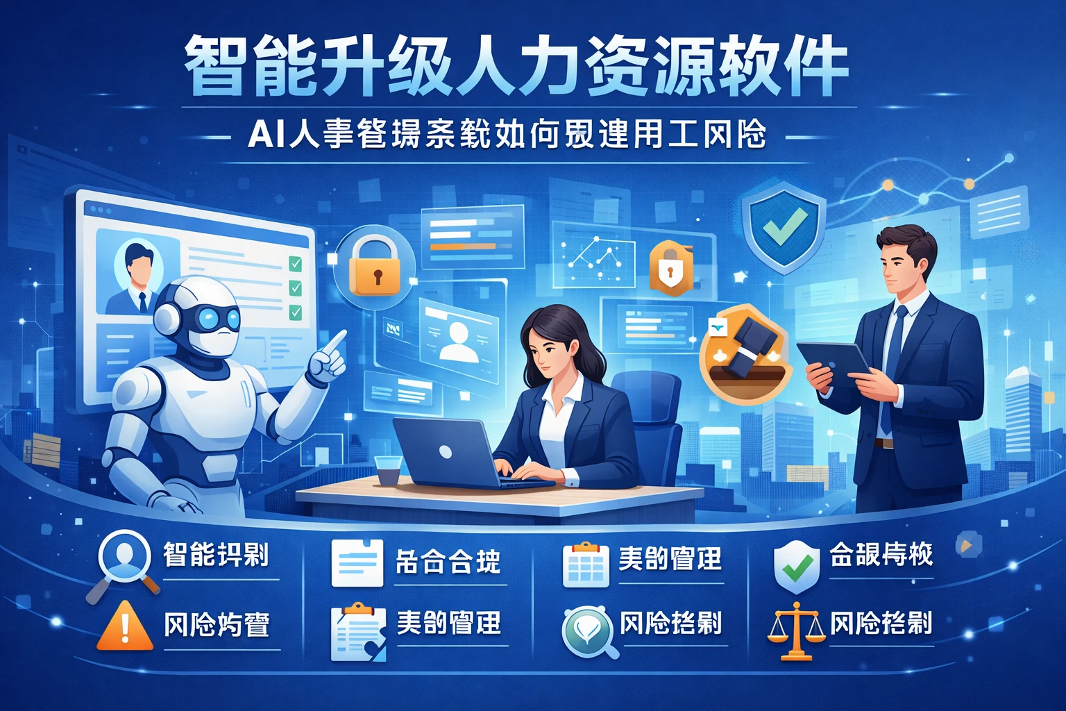智能升级人力资源软件：AI人事管理系统如何规避用工风险