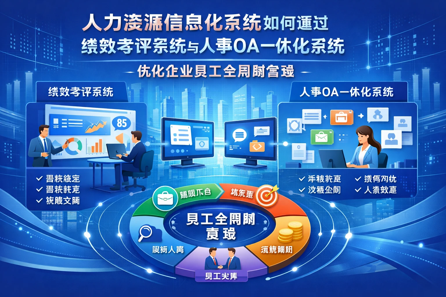 人力资源信息化系统如何通过绩效考评系统与人事OA一体化系统优化企业员工全周期管理