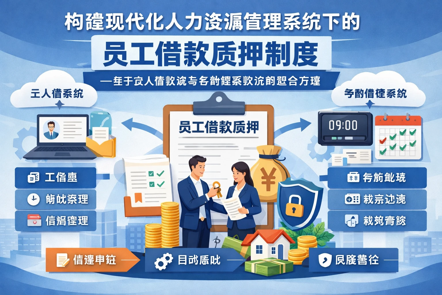 构建现代化人力资源管理系统下的员工借款质押制度——基于云人事系统与考勤管理系统的整合方案