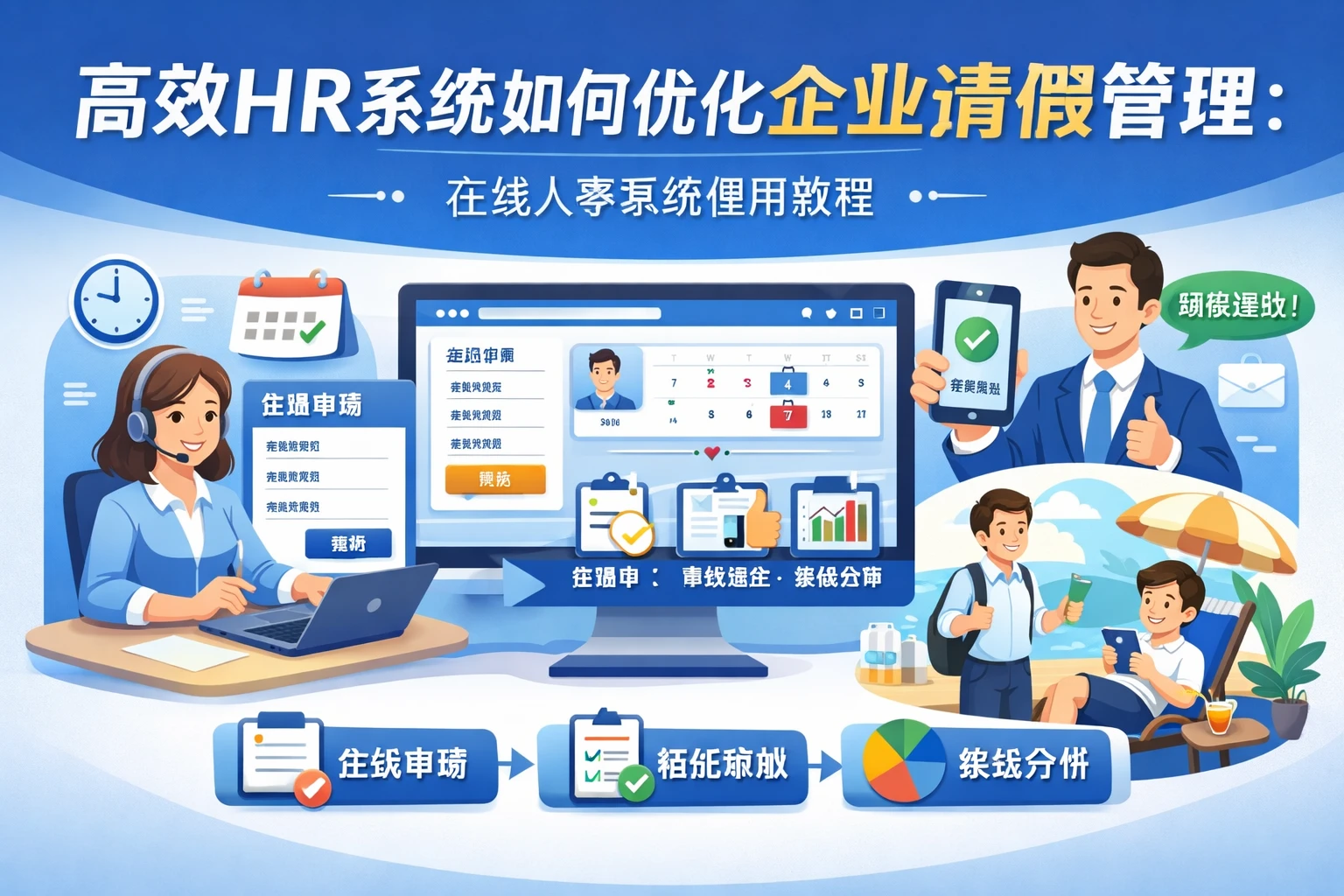 高效HR系统如何优化企业请假管理:在线人事系统使用教程