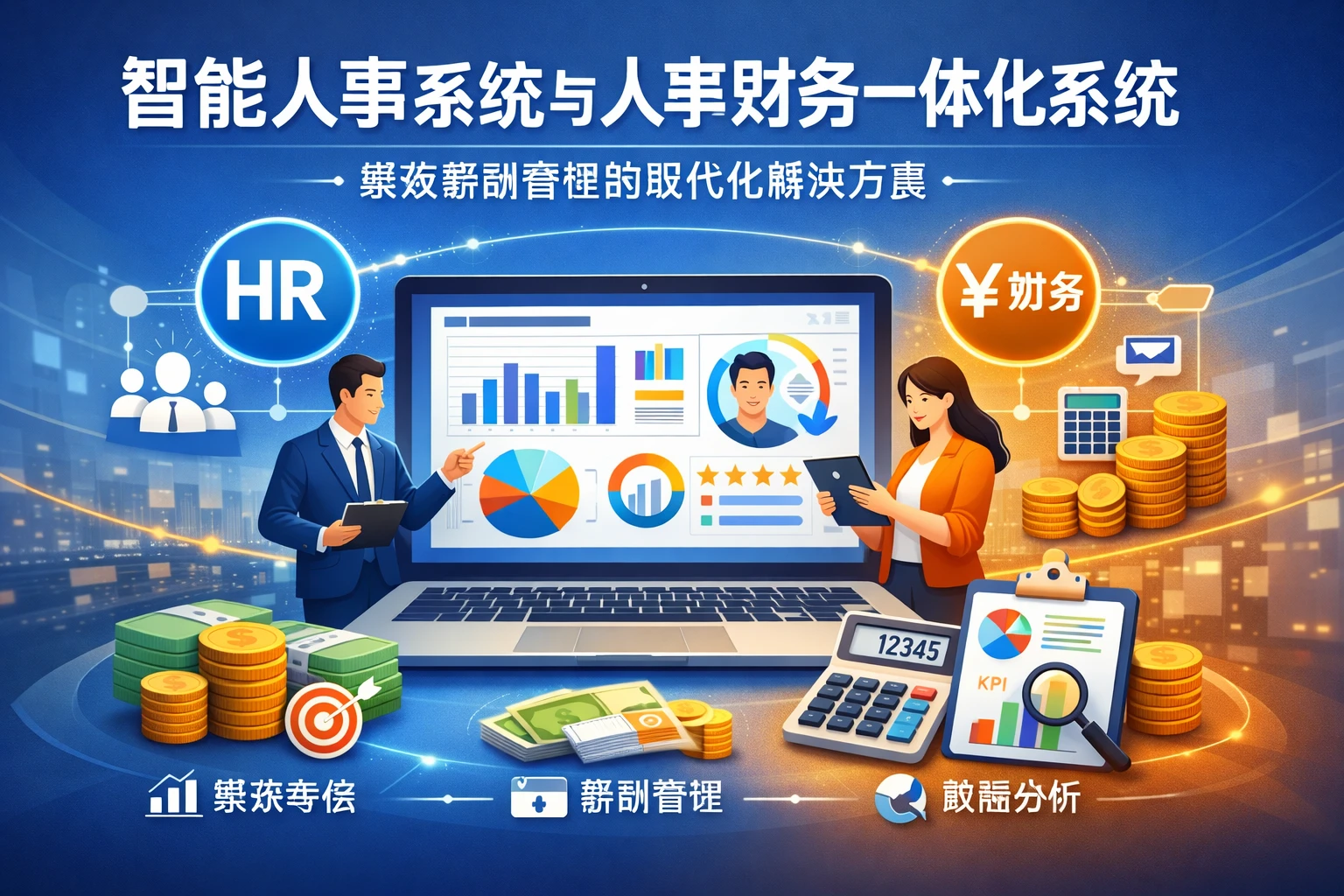 智能人事系统与人事财务一体化系统：绩效薪酬管理的现代化解决方案