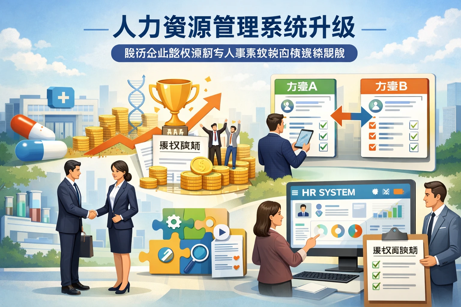 人力资源管理系统升级：医药企业股权激励与人事系统供应商选择策略